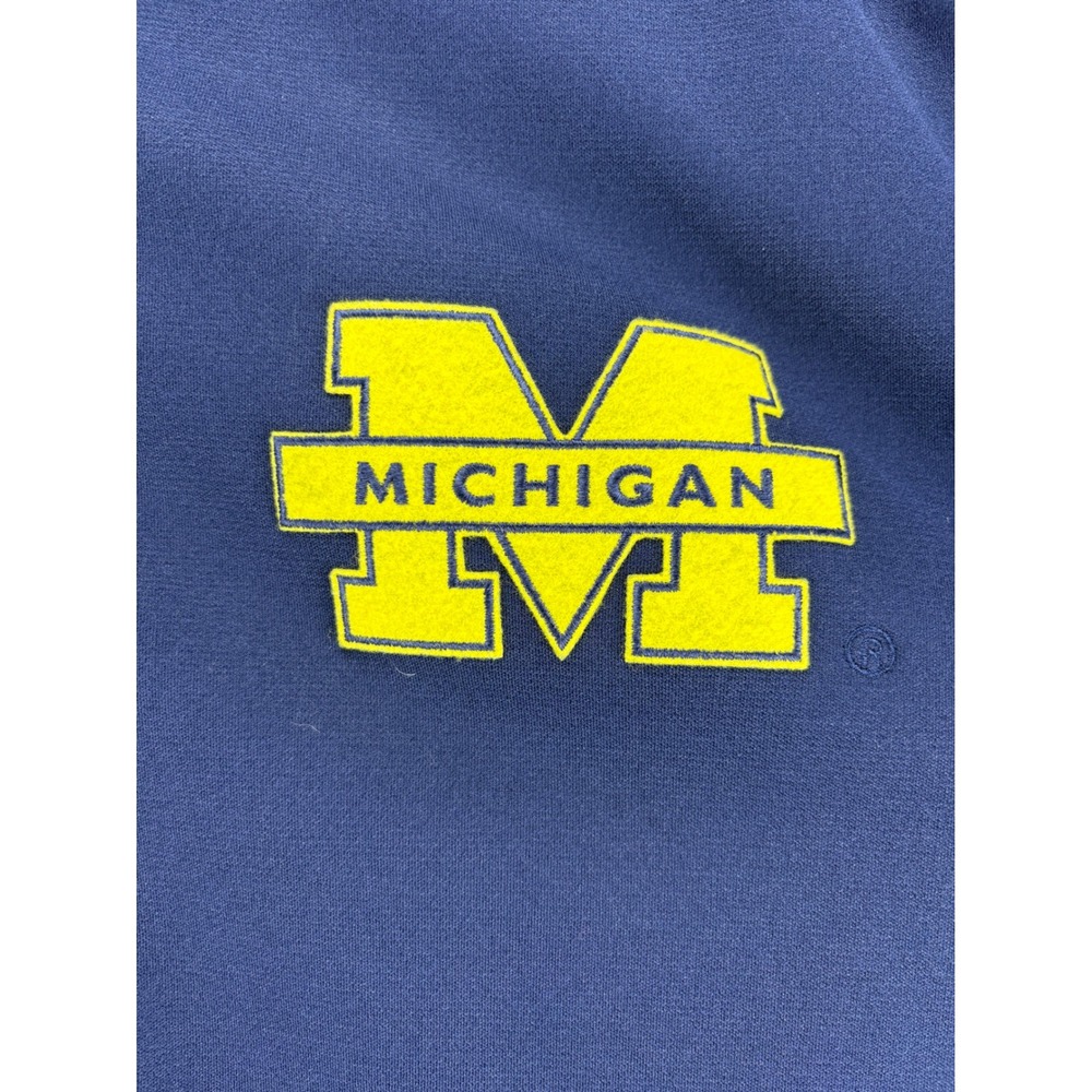 Michigan Wolverines Track Jacket Mens XL‎ Mitchell & Ness College Vault Full Zip - Picture 4 of 15